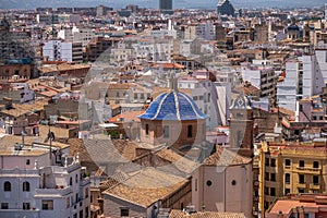 Views of Valencia from the tower of Valencia\'s main Cathedral