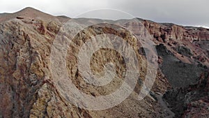 Views of the Valley of Castles canyon. Charyn Canyon National Park.