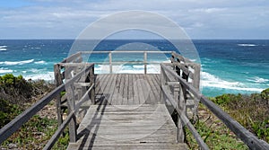 Views of the Walpole Inlet Western Australia on a cloudy day.