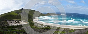 Views of the Walpole Inlet Western Australia on a cloudy day.