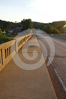 Views of Whitewood, South Dakota in summer