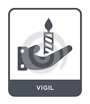 vigil icon in trendy design style. vigil icon isolated on white background. vigil vector icon simple and modern flat symbol for