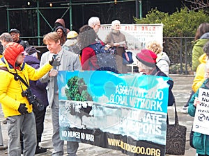 Vigil to Outlaw Nuclear Weapons at Isaiah Wall