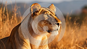 Vigilant Watch: Lioness on High Alert