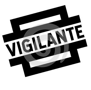 Vigilante black stamp