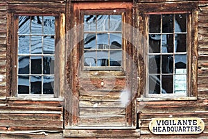 Vigilante Headquarters in the ghost town of Virginia City photo