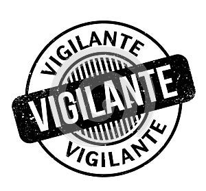 Vigilante rubber stamp photo