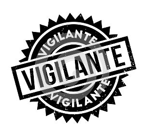 Vigilante rubber stamp photo