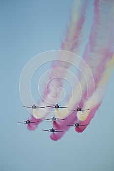 VIGO-SPAIN. International air festival of Vigo .Eagle patrol photo