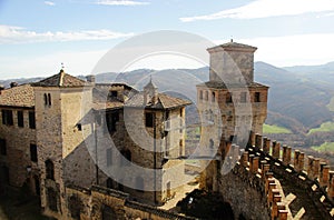 Vigoleno Castle in Northern Italy