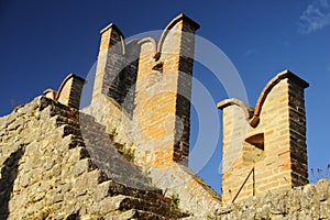 Vigoleno Castle in Northern Italy