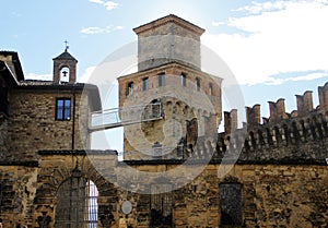 Vigoleno Castle in Northern Italy