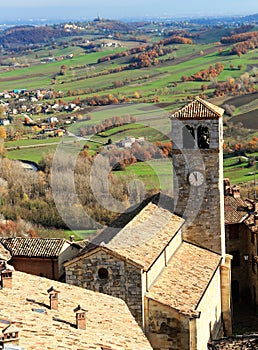 Vigoleno Castle in Northern Italy