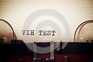 VIH test phrase
