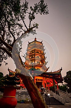 Vihara Buddhagaya in Semarang is Vihara highest in Central Java