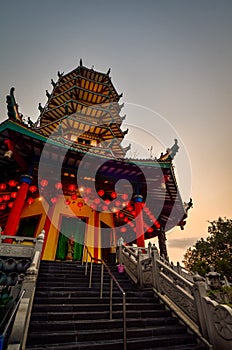 Vihara Buddhagaya in Semarang is Vihara highest in Central Java