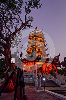 Vihara Buddhagaya in Semarang is Vihara highest in Central Java