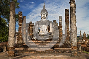 Viharn Soong at Wat Mahathat in Sukhothai