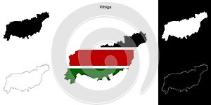 Vihiga outline map