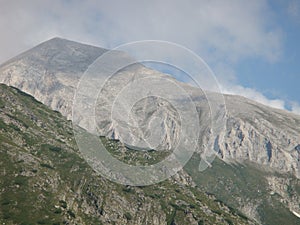 Vihren peak mountain in Bulgaria.