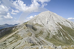 Vihren peak in the Pirin mountain, Bulgaria