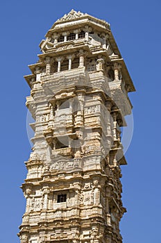 Vijay Stambkh, a tower victories in a fort Chittorgarkh India