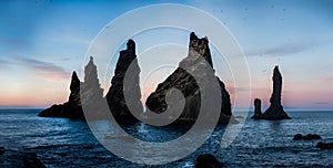 Vik Rock coastal formation in Iceland