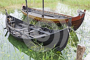 Viking age boats reconstruction