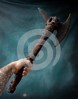 viking ancient axe for epic cosplay medieval midevil warrior