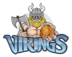 Viking Basketball Sports Mascot