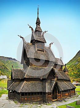 Viking Borgund Stave Church, Norway