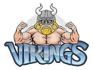 Viking Cartoon Sports Mascot