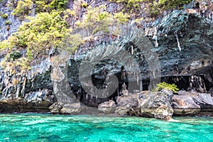 Viking cave on Maya island