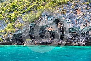 Viking cave on Maya island