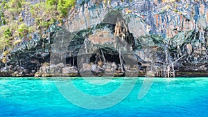 Viking cave at Phi Phi Island, Thailand