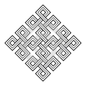 Viking Decorative Knot - Interweaved Squares