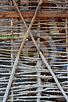 A Viking-era longhouse with oak and clay