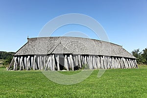 Viking house in Hobro, Denmark