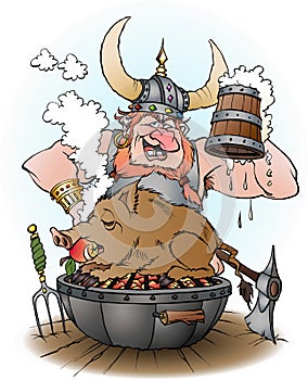 Viking invites to party photo