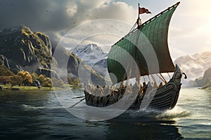 Viking Longships: Navigating Northern Waters in the Age of Valor
