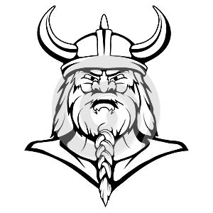 Viking Mascot Graphic, viking head suitable as logo for team mascot,