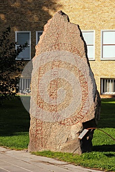 Viking rune stone. Linkoping. Sweden