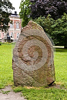 Viking Runestone U938 in Uppsala, Sweden