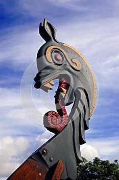 Viking Ship Dragon Head