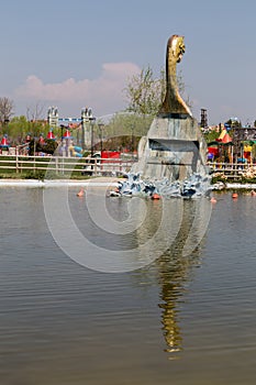 Viking ship in Europe Park