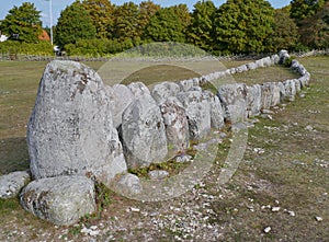 Viking ship grave