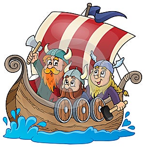 Viking ship theme image 1