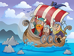 Viking ship theme image 2