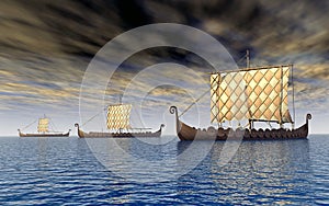 Viking ships