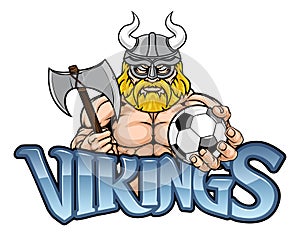 Viking Soccer Football Sports Mascot